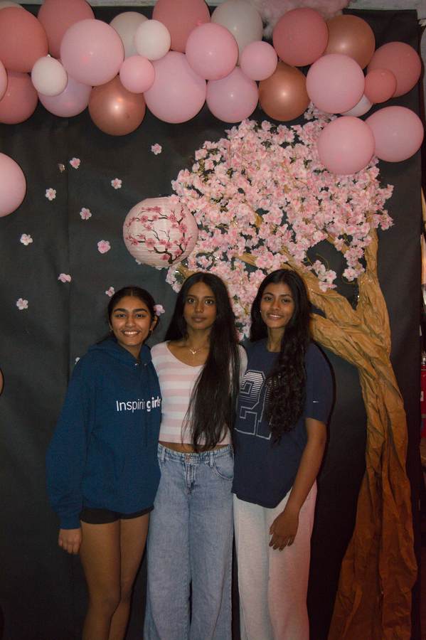 Aid The Cause cherry blossom photo backdrop