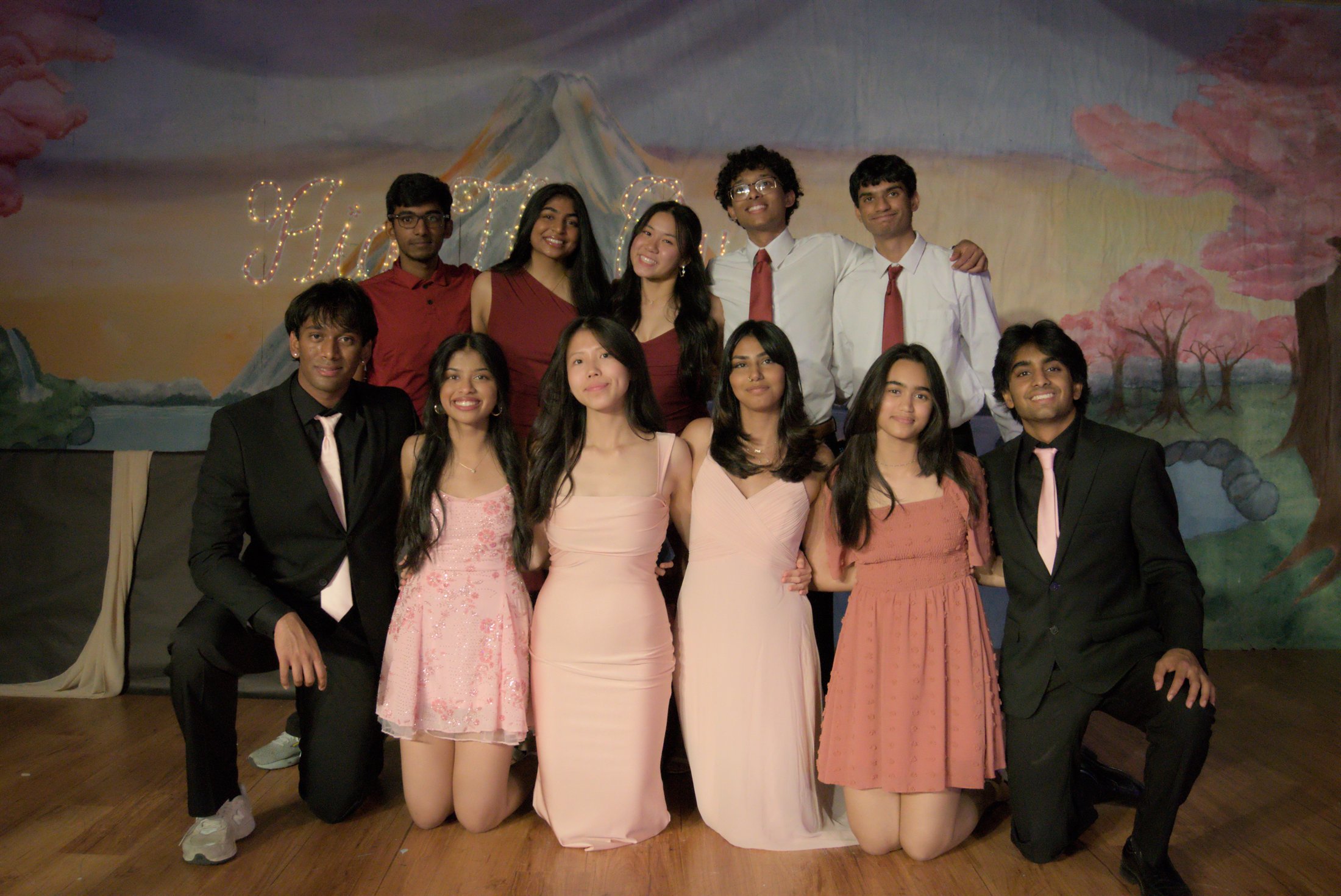 Aid The Cause students in formal outfits
