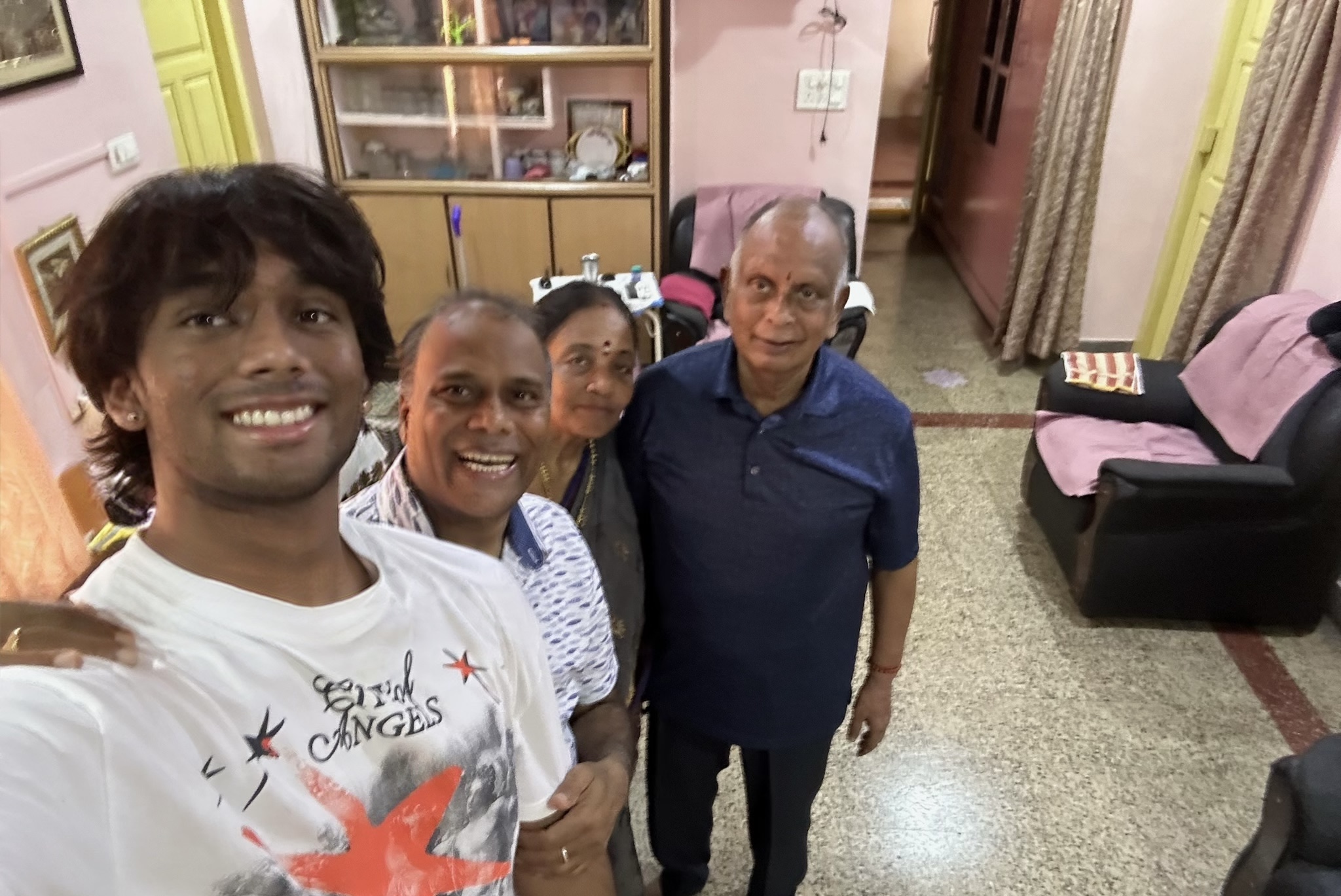 Subhash with family